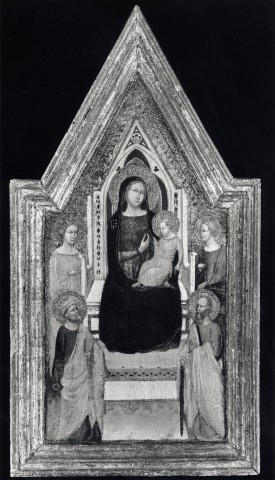 Prudence Cuming Associates — Anonimo fiorentino sec. XIV - Madonna con Bambino in trono e santi — insieme